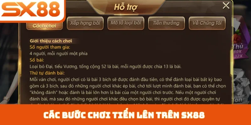 Tiến Lên Miền Nam - Đỉnh Cao Game Bài Trí Tuệ Tại SX88 - Sacupo