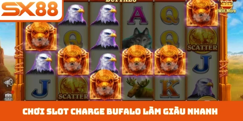 Slot Charge Bufalo - Chủ Đề Thảo Nguyên Xanh Tại SX88 - Sacupo