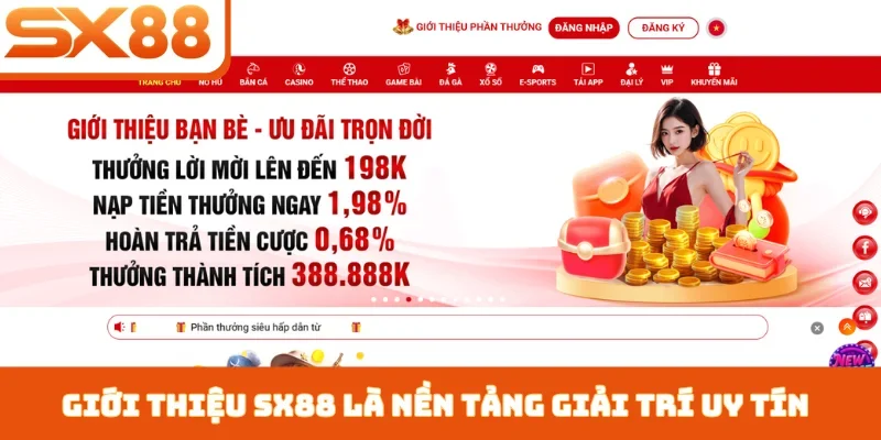 Giới Thiệu SX88 - Sứ Mệnh Kiến Tạo Thiên Đường Giải Trí - Sacupo