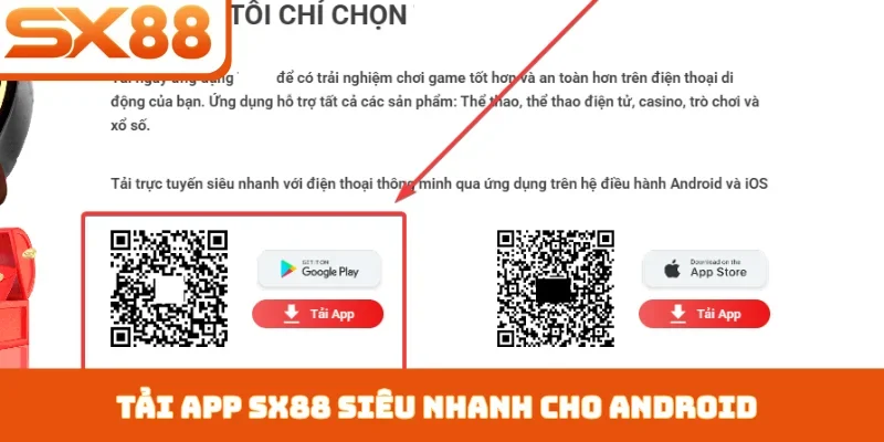 Tải app SX88 - Tận hưởng giải trí mọi lúc mọi nơi - Sacupo