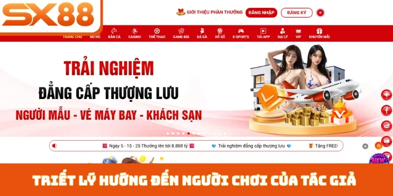 Tác Giả SX88 - Người Đứng Sau Thành Công Của Website - Sacupo