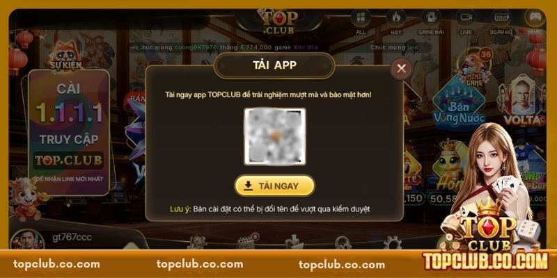 Tải App TOPCLUB Miễn Phí – Cài Đặt Nhanh Chỉ Trong 1 Phút - Sacupo