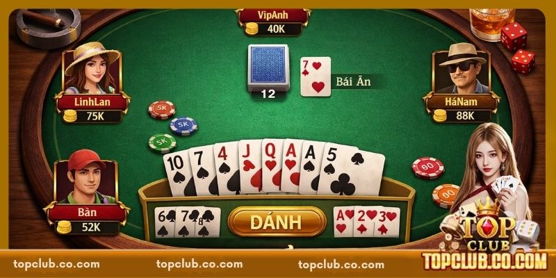 Phỏm TOPCLUB - Game Bài Đổi Thưởng Đình Đám Hiện Nay 2026 - Sacupo