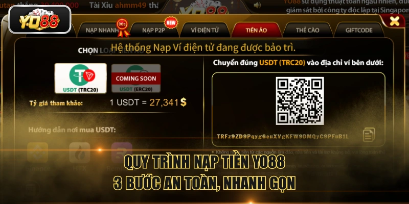Bí Kíp Nạp Tiền YO88 Siêu Tốc Qua 5 Phương Thức Giao Dịch - Sacupo